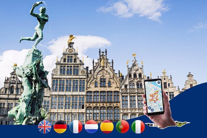Antwerp: City Walk with Audio Guide in 7 Languages on your Phone - How the Antwerp audio walk actually works on your phone