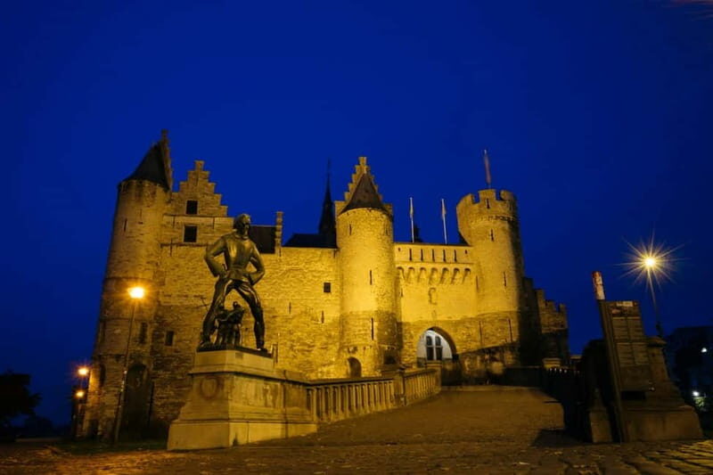 Antwerp: Dark Side of Antwerp Private Tour - The Stone Castle: A Weird-Sounding Stop That Helps the Story Click