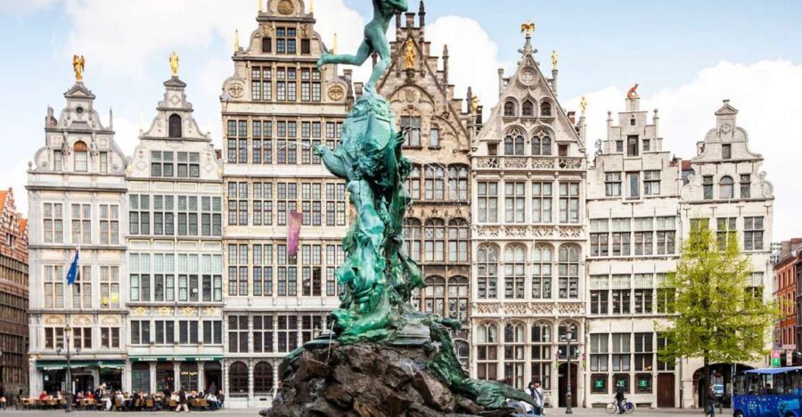 Antwerp: Private Historical Highlights Walking Tour - Hendrik Conscience Statue and a Baroque Church Nearby
