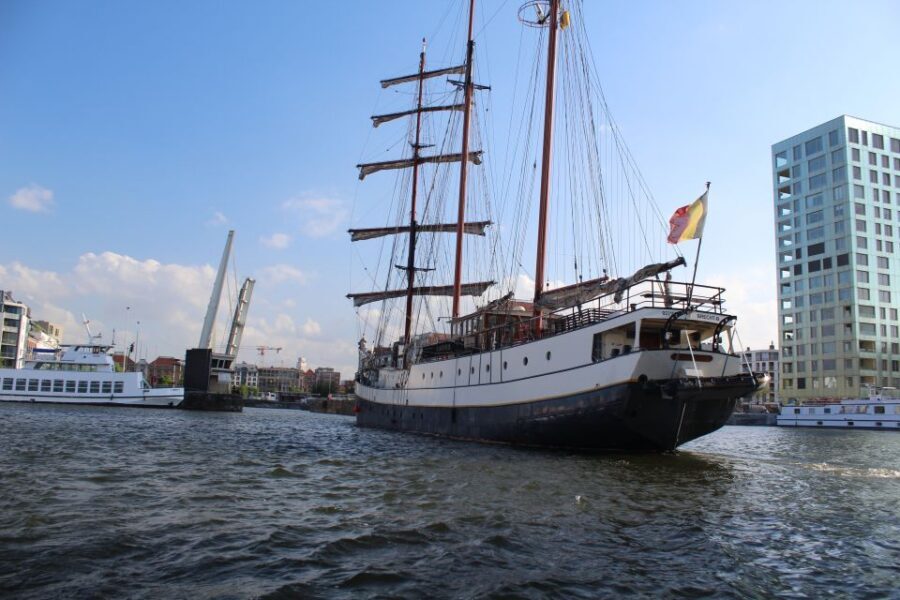 Antwerp: Private Old Harbour Boat Tour Incl. Drinks & Snacks - The route highlights: MAS, Bonaparte dok, and the dock landmarks you’ll recognize