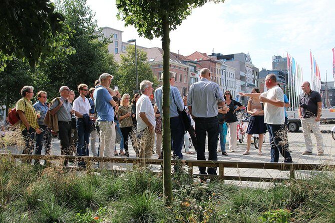 BeerWalk Antwerp (Dutch guide) - Route overview: five stops, one guided flow through central Antwerp