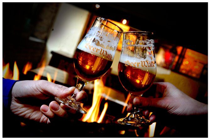 BeerWalk Brussels (Dutch guide) - The Route: Les Brasseurs, Manneken Pis, La Fleur en Papier Dore, La Mort Subite, and Place St. Gery