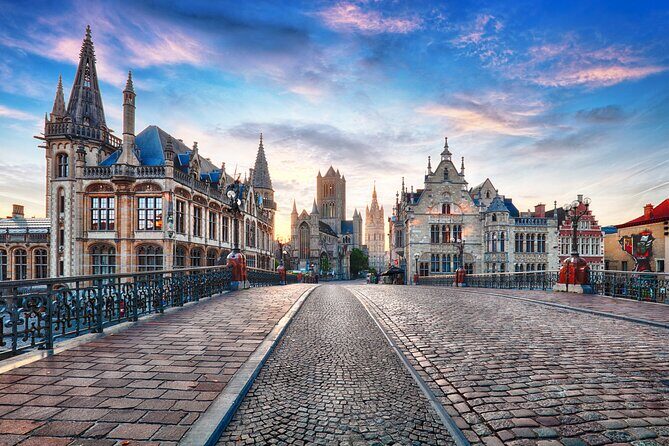 Bruges and Ghent - Belgium's Fairytale Cities - from Brussels - Bruges arrives: Minnewater (Lake of Love) and a proper reset