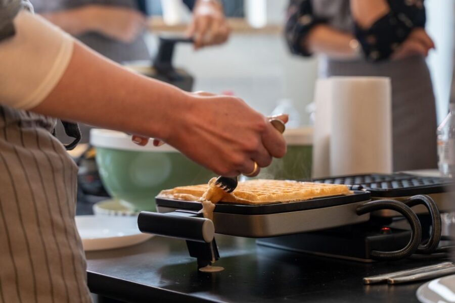 Bruges: Belgian Waffle-Making Workshop with Beer Tasting - The Host Makes It: Funny, Friendly, and Good at Explaining