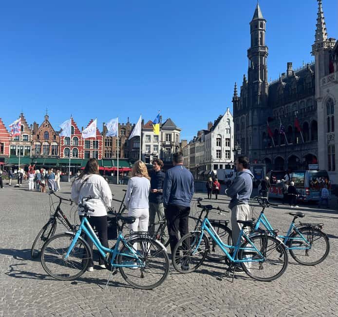Bruges: City Highlights Bike Tour - Guides make it: humor, patience, and real-city storytelling