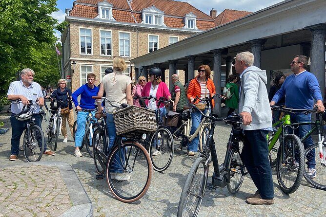 Bruges, Guided Retro Biketour: Highlights and Hidden Gems - Dukes’ Palace Area, Almshouses, and Mary of Burgundy Statue
