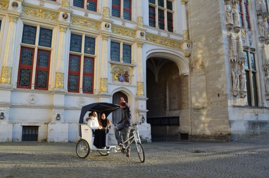 Bruges: Private Guided Tour by Pedicab - How the guide makes Bruges feel like a real city (not a museum)
