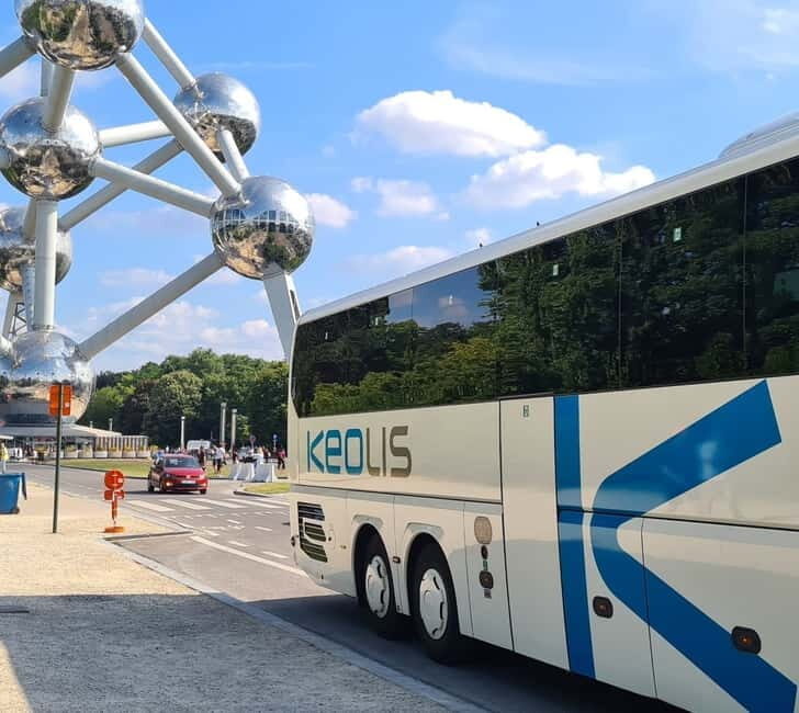 Brussels Highlights: Walking & Bus Tour with Waffle Tasting - Atomium Exterior Photo Stop: Worth It, But Plan for the Right Kind of Visit