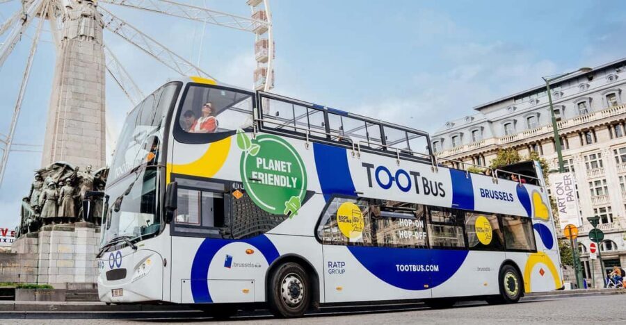 Brussels: Hop-On Hop-Off Bus Tour& Belgian Beer World Museum - Riding the Red Route: Clean-Energy Bus, Real Views, Real Pace