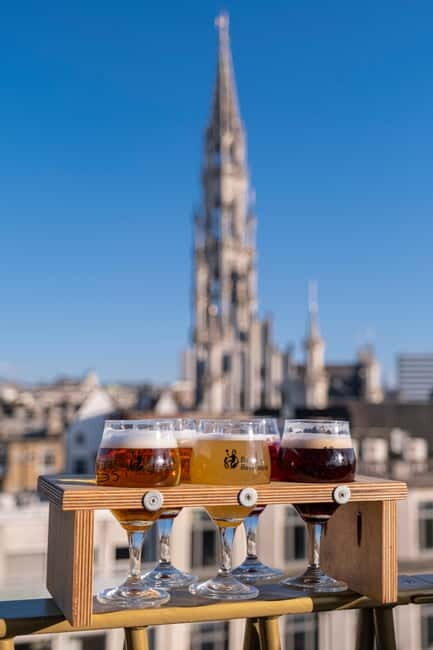 Brussels: The Belgian Beer World Experience & Beer Tasting - The Beerlab rooftop finale: views that make the ticket feel easy