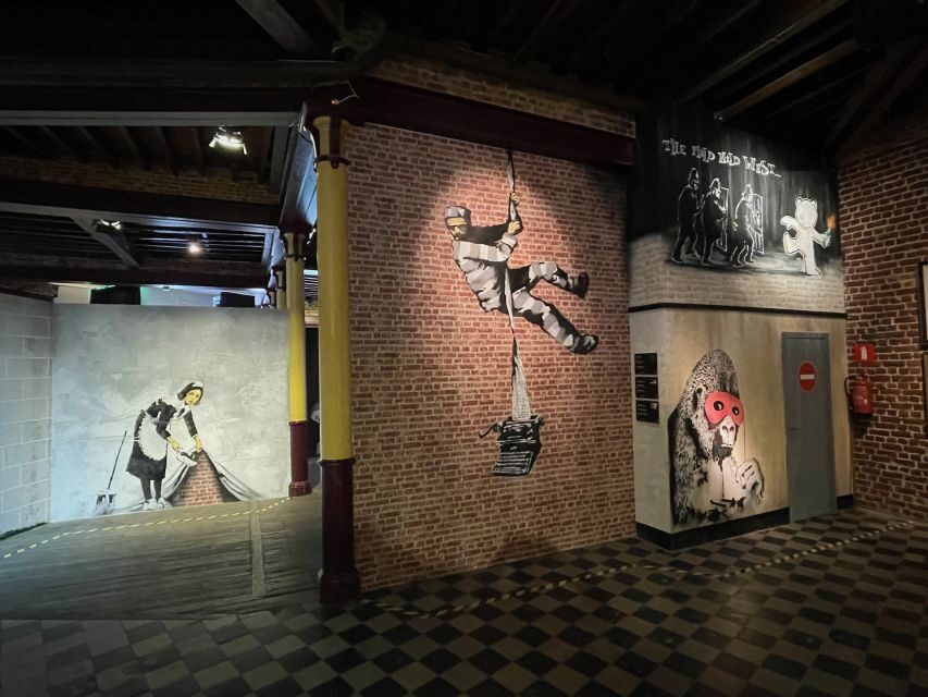 Brussels: The World of Banksy Museum Permanent Exhibition - One possible drawback: two floors, but no lift