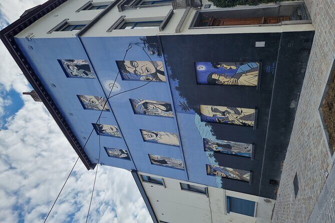 Brussels through its comics murals - How the comic-mural walk moves through Brussels’ center