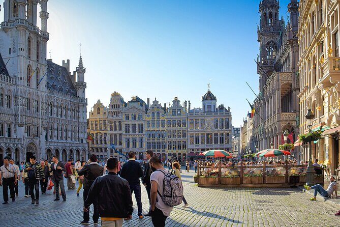 Brussels Tootbus Discovery Hop On Hop Off Bus and walking tours - Rogier, De Brouckère, and getting ready for the long-haul sights