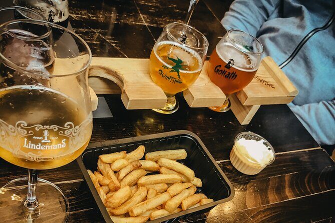Brussels Walking and Tasting Tour (Beers,Chocolates&Fries/Waffle) - The big taste moments: Belgian fries, waffles, and beer with a local vibe