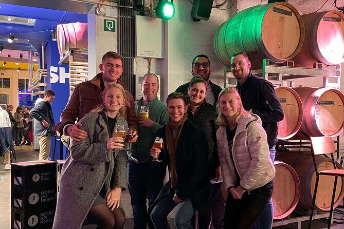 Discover Brussels beer world with a chocolate pairing by a young local - Stop-by-Stop: From Walvis Cafe Windows to Les Brasseurs Sips