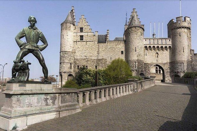 Excursion to Antwerp and Ghent by bus from Brussels with stop at the Atomium - From Het Steen to guild streets: how Antwerp got rich