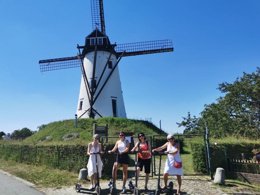 From Bruges to Damme: Private Electric Scooter tour - Canal Views, Windmills, and Water Stops (Depending on Your Route)