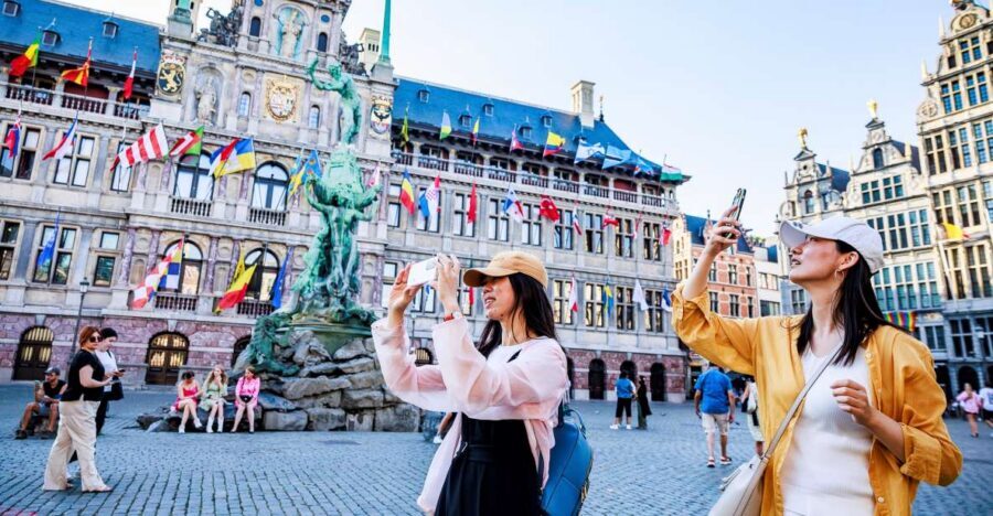 From Brussels: Guided Antwerp City Tour - Market Square and Gothic guild houses: medieval money made visible