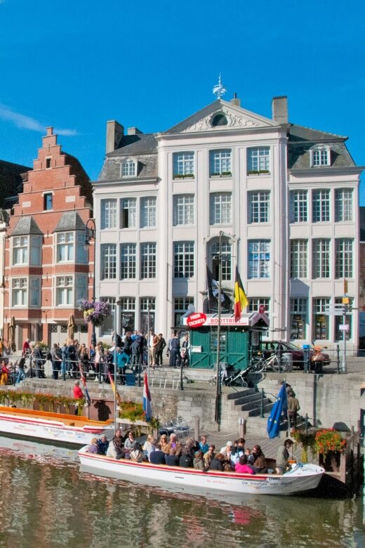 Ghent: 40 Minute Medieval Center Guided Boat Tour - River Leie cruise timing: the 40 minutes that makes Ghent click