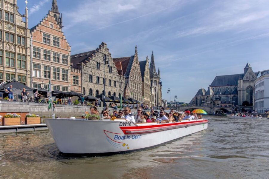 Ghent: 50-Minute Medieval Center Guided Boat Trip - Prince’s Court and Charles V’s birthplace: royal stories in the medieval core