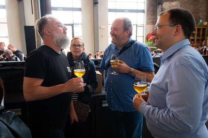 Private Ghent Beer & Brewery Tour by a young local - Stop 5: Artevelde Brewery with kettles, yeast tanks, and tastings