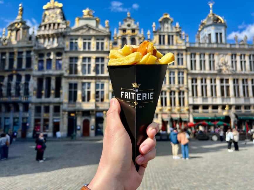 Secret Food Tours Brussels - Meeting at Auguste Orts Statue and what to expect right away