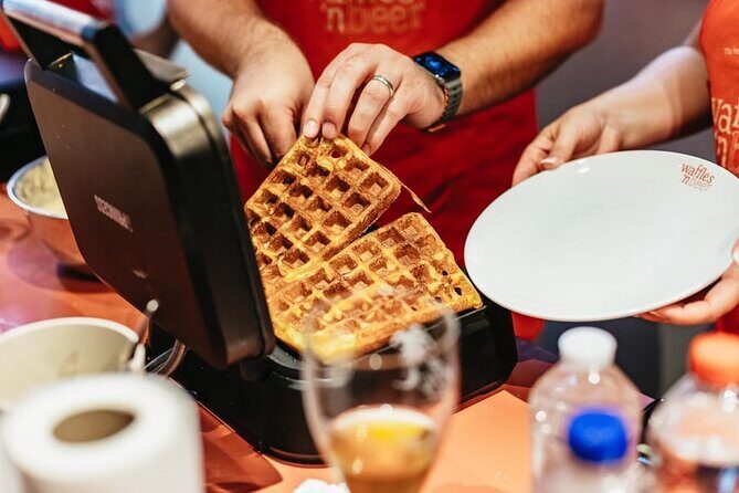 The Waffles 'n Beer Workshop in Ghent Centre - Step Two: Beer-Driven Waffle Baking You Actually Do