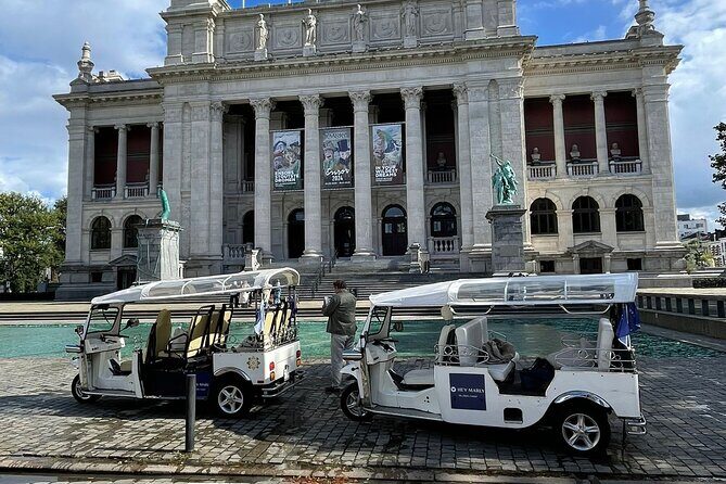 TukTuk Tour through historic Antwerp 2.5h - Het Steen: a quick castle stop for the Scheldt view